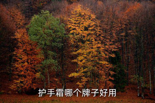 護手霜哪個牌子好用