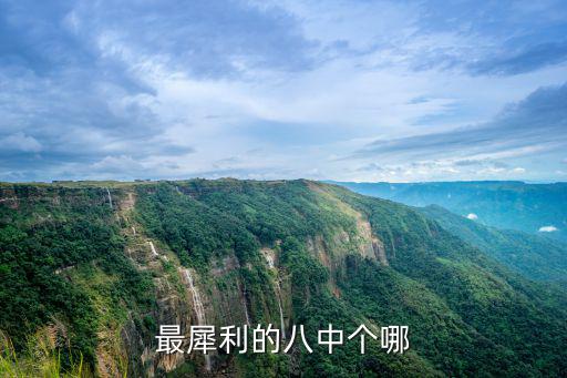 最犀利的八中個哪
