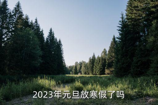 2023年元旦放寒假了嗎