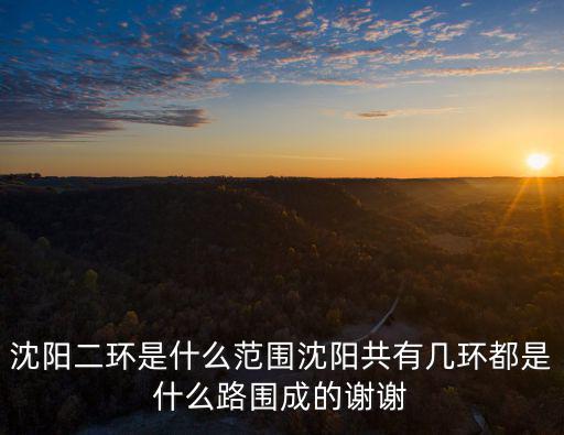 沈陽二環(huán)，沈陽大二環(huán)和二環(huán)有什么區(qū)別謝謝