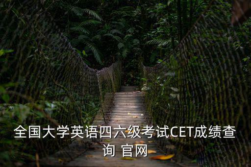全國大學(xué)英語四六級考試CET成績查詢 官網(wǎng)