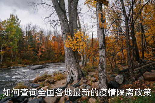 如何查詢?nèi)珖鞯刈钚碌囊咔楦綦x政策