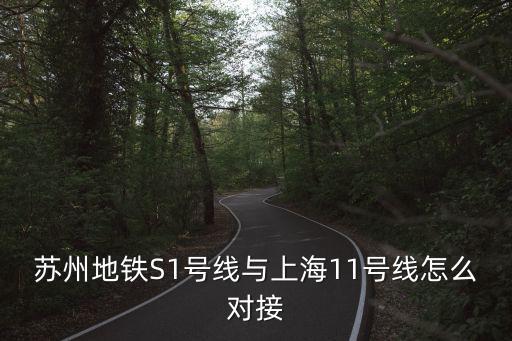 s1號線地鐵線路圖，蘇州地鐵S1號線與上海11號線怎么對接