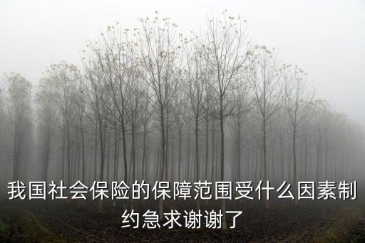 我國社會(huì)保險(xiǎn)的保障范圍受什么因素制約急求謝謝了