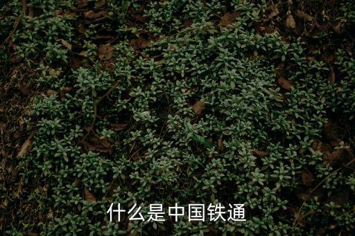 中國鐵通，什么是中國鐵通