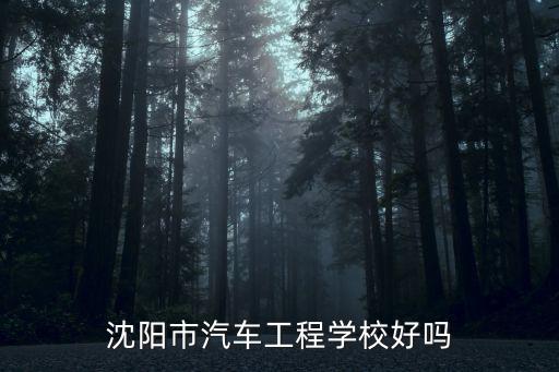 沈陽市汽車工程學校好嗎