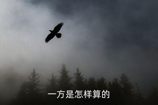 一方是怎么計算的，一方是怎樣算的