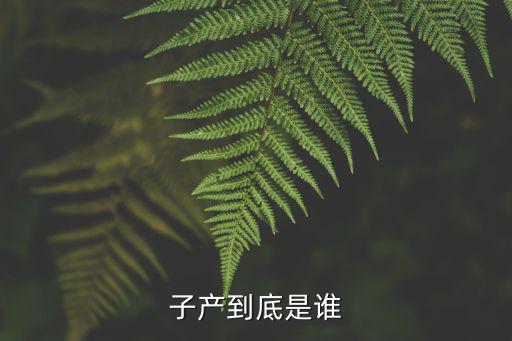 子產(chǎn)到底是誰