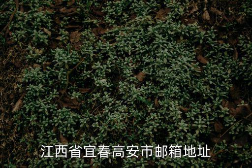 江西省宜春高安市郵箱地址