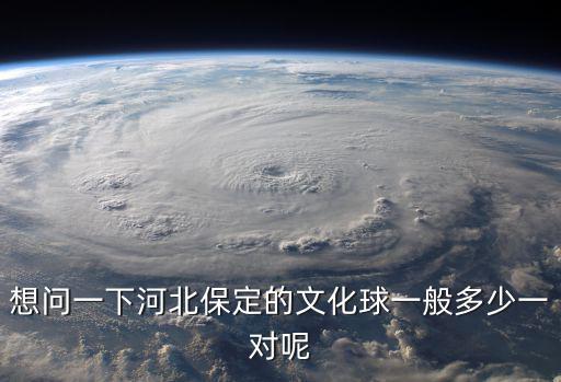 想問一下河北保定的文化球一般多少一對呢