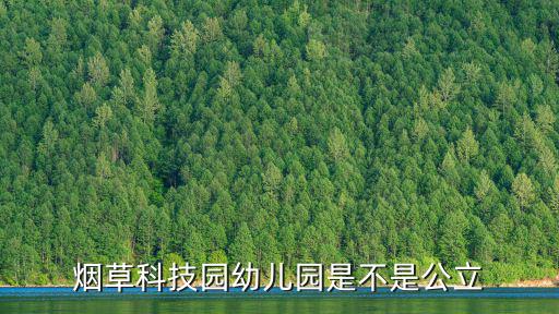 煙草科技園幼兒園是不是公立