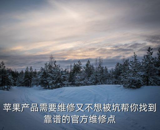 蘋果產品需要維修又不想被坑幫你找到靠譜的官方維修點