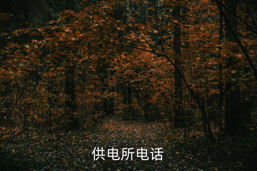 供電所電話(huà)