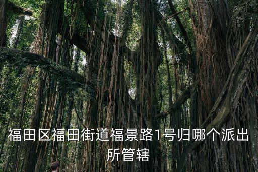 福田區(qū)福田街道福景路1號歸哪個派出所管轄
