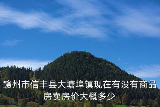 贛州市信豐縣大塘埠鎮(zhèn)現(xiàn)在有沒有商品房賣房價大概多少