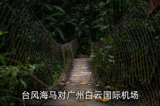 臺風海馬對廣州白云國際機場