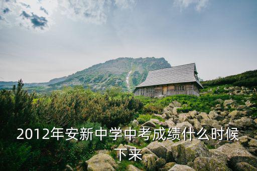2012年安新中學(xué)中考成績什么時候下來