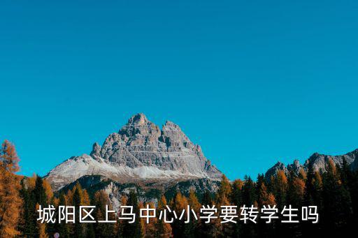 上馬網(wǎng)，城陽(yáng)區(qū)上馬中心小學(xué)要轉(zhuǎn)學(xué)生嗎