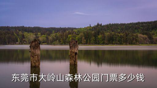 東莞市大嶺山森林公園門票多少錢