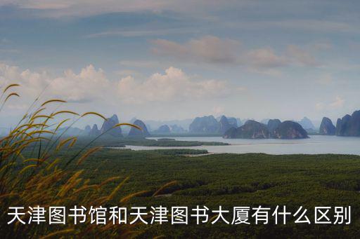 天津圖書大廈，天津圖書館和天津圖書大廈有什么區別