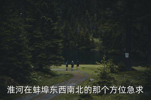 淮河在蚌埠東西南北的那個方位急求