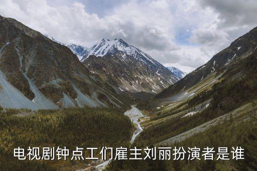 鐘點(diǎn)工們電視劇，電視劇鐘點(diǎn)工們雇主劉麗扮演者是誰