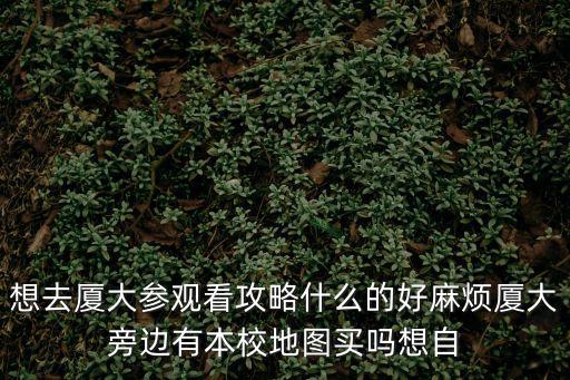 想去廈大參觀看攻略什么的好麻煩廈大旁邊有本校地圖買嗎想自
