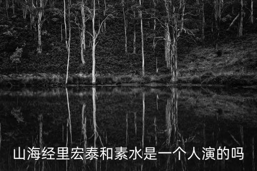 山海經里宏泰和素水是一個人演的嗎