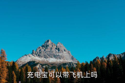 充電寶能帶上飛機嗎，充電寶可以帶飛機上嗎