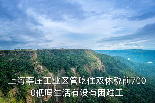 上海莘莊工業(yè)區(qū)管吃住雙休稅前7000低嗎生活有沒有困難工