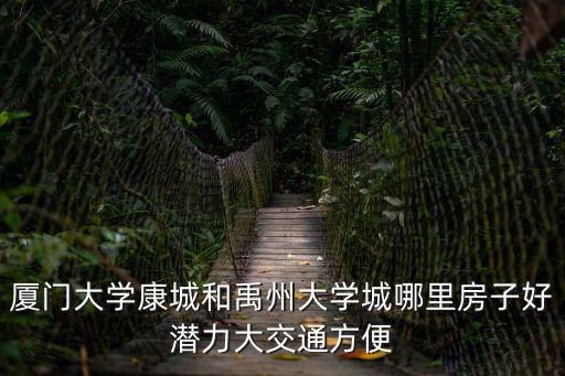 廈門(mén)大學(xué)康城和禹州大學(xué)城哪里房子好潛力大交通方便