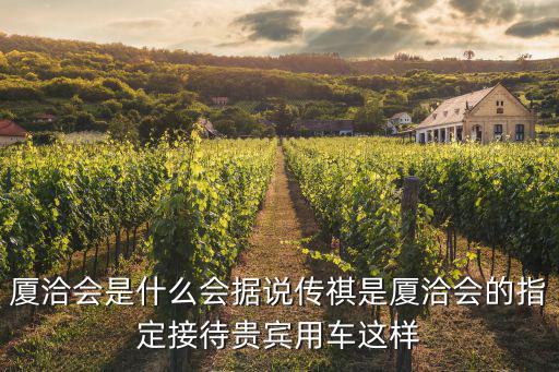 廈洽會是什么會據(jù)說傳祺是廈洽會的指定接待貴賓用車這樣