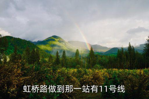 虹橋路做到那一站有11號線