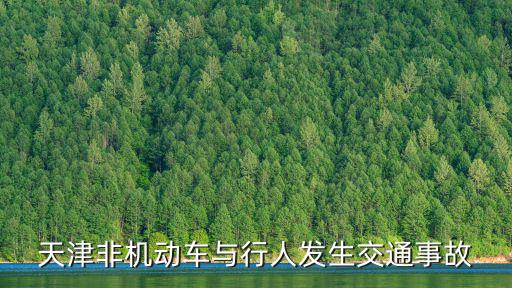 天津非機(jī)動(dòng)車與行人發(fā)生交通事故