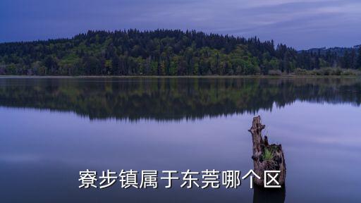 寮步鎮屬于東莞哪個區