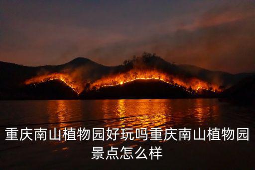 重慶南山植物園好玩嗎重慶南山植物園景點(diǎn)怎么樣
