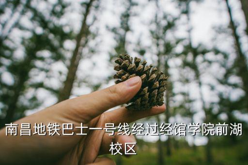 南昌地鐵巴士一號線經過經館學院前湖校區