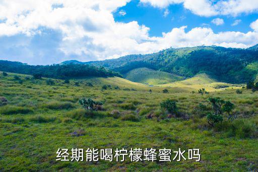 經期能喝檸檬蜂蜜水嗎