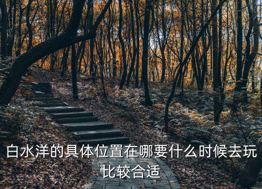 白水洋的具體位置在哪要什么時候去玩比較合適