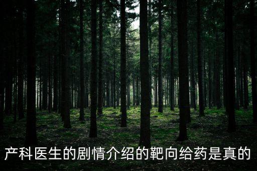 產科醫生的劇情介紹的靶向給藥是真的