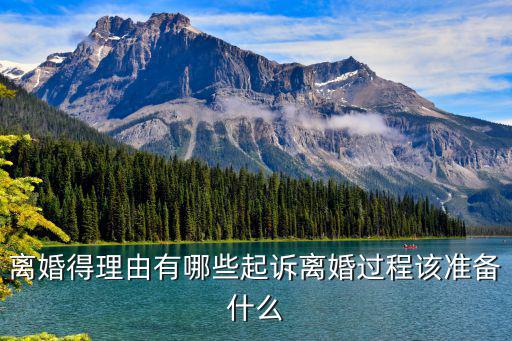 離婚得理由有哪些起訴離婚過(guò)程該準(zhǔn)備什么