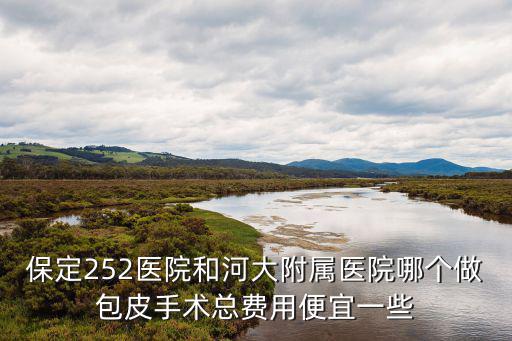 252醫院，保定252醫院和河大附屬醫院哪個做包皮手術總費用便宜一些