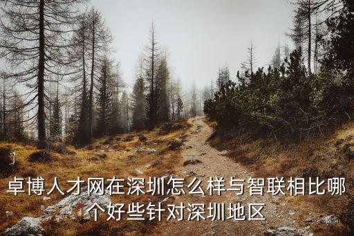 卓博人才網(wǎng)在深圳怎么樣與智聯(lián)相比哪個(gè)好些針對(duì)深圳地區(qū)