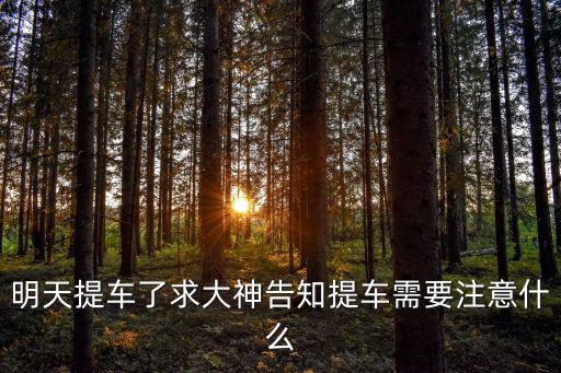 新車提車注意事項(xiàng)，提新車要注意什么
