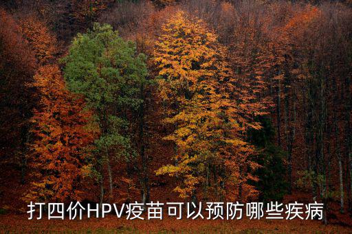 打四價HPV疫苗可以預防哪些疾病