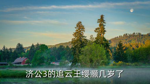 濟公3的追云王纓灝幾歲了