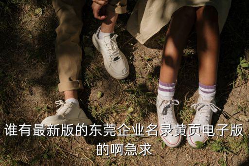 誰有最新版的東莞企業名錄黃頁電子版的啊急求