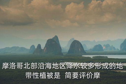 摩洛哥北部沿海地區(qū)降水較多形成的地帶性植被是  簡要評價(jià)摩