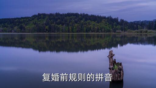 復婚前規則的拼音