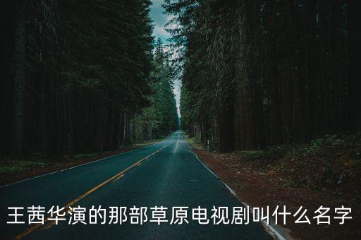 王茜華電視劇大全，王西華演的電視劇DOUYOUNAXIE